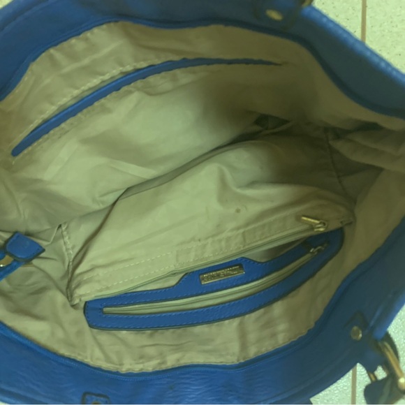 Michael Kors Blue Woven Tote Bag - Picture 3 of 3